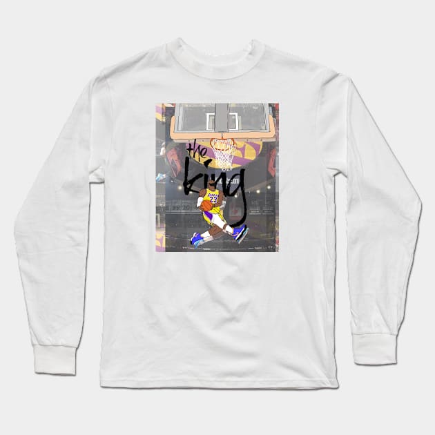 leborn james Long Sleeve T-Shirt by atiatiaman